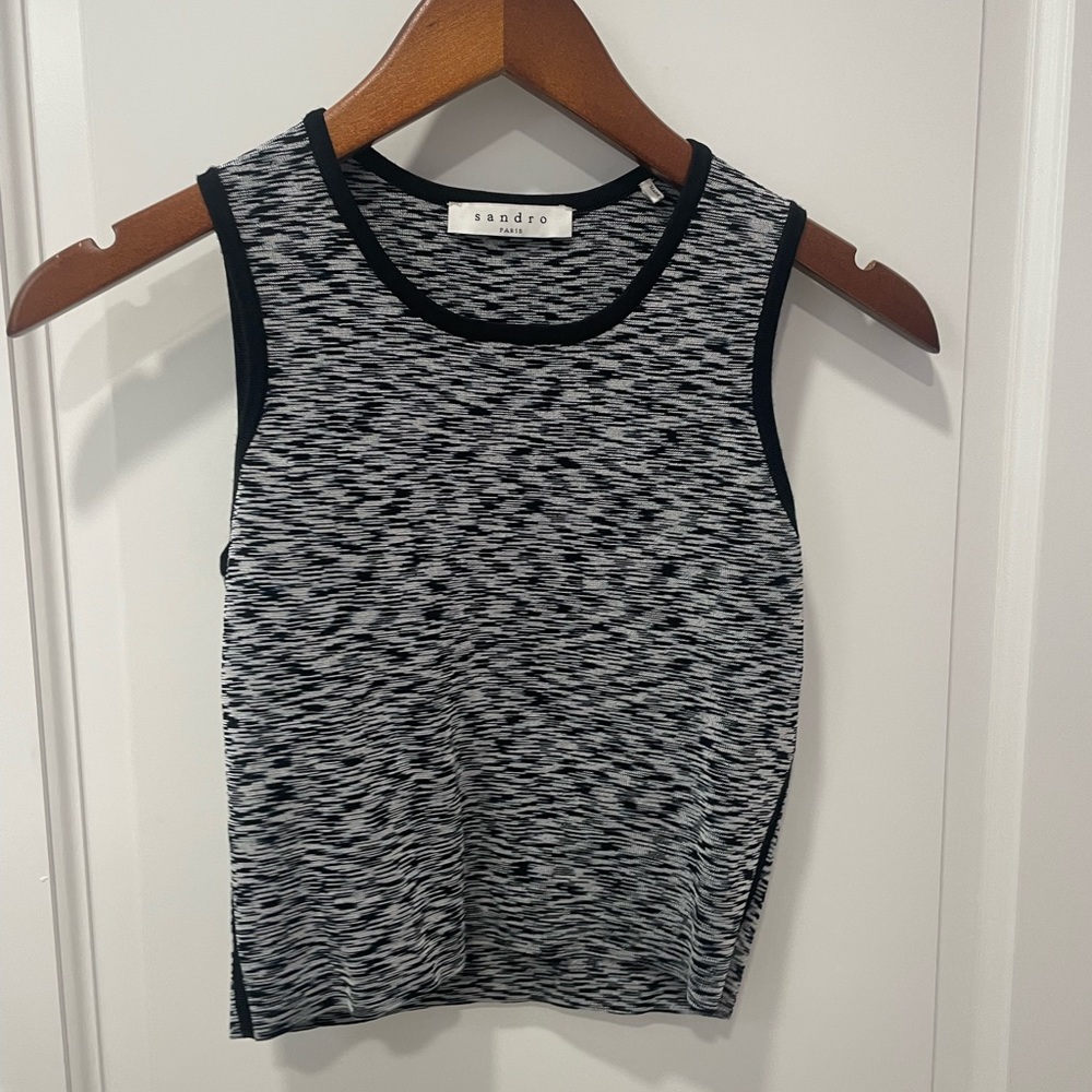 Sandro knit sleeveless top